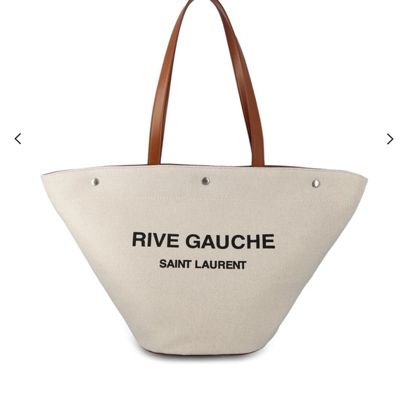 Saint Laurent Canvas Tote - Neutral - Picture 1 of 12